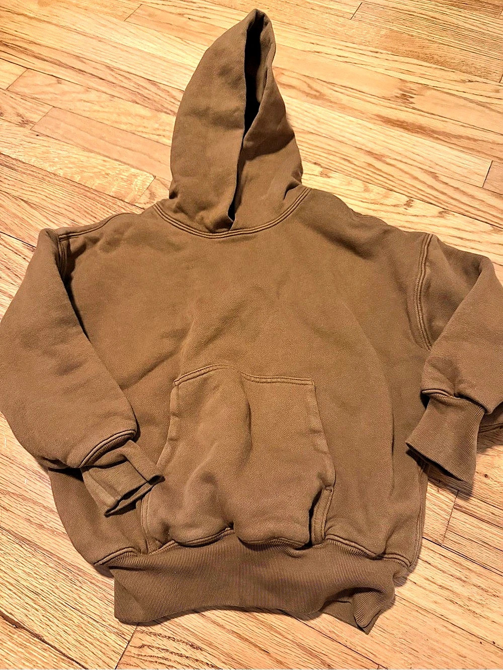 YZY x Gap Kids Brown Pullover Hoodie Size Youth Small